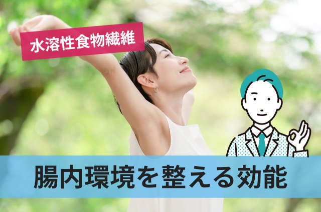 腸内環境を整える効能