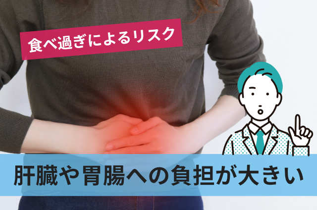 肝臓や胃腸への負担が大きい