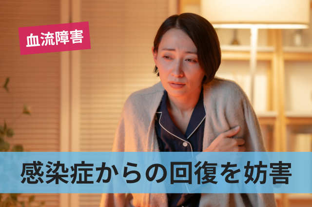 感染症からの回復を妨害