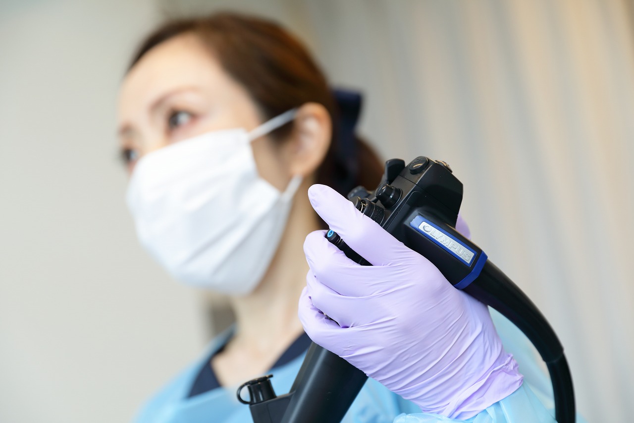 女性医師による内視鏡検査