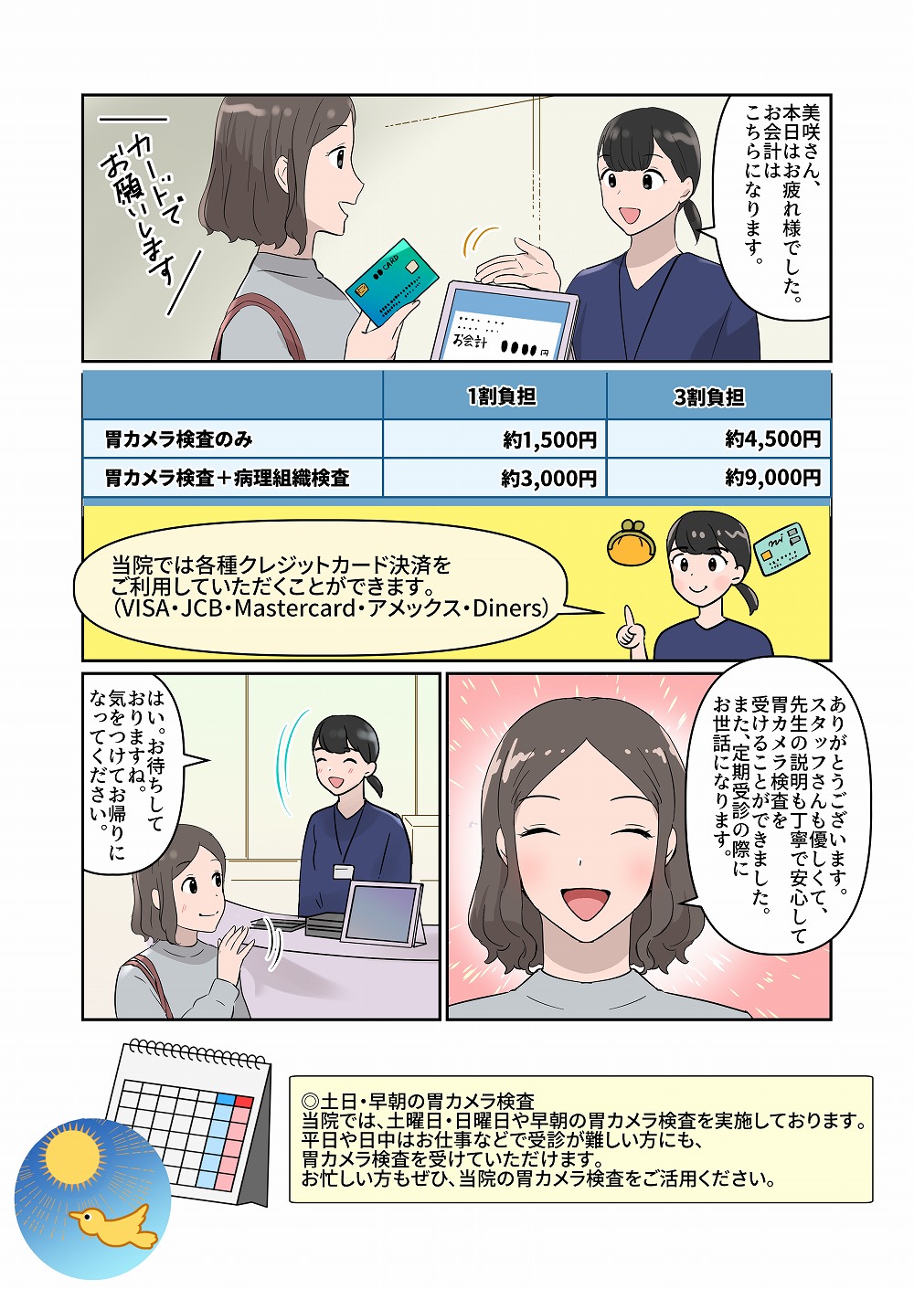 漫画でわかる胃カメラ検査